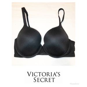 Victoria Secret Perfect Shape Black Bra 32 DD Black Sexy Experience comfort